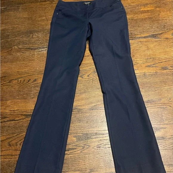 White House Black Market Navy Boot Cut Pants 56% cotton - Picture 12 of 12